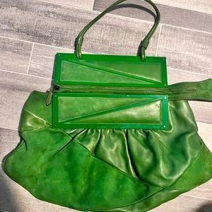 Fendi Leather Suede Bag